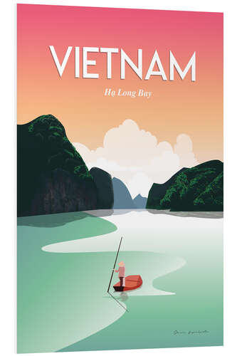 PVC print Vietnam Ha Long Bay