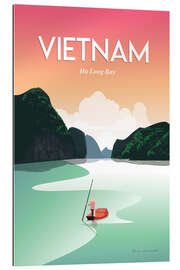 Tableau en plexi-alu Vietnam Baie d'Ha Long