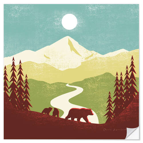 Muursticker Nature I.