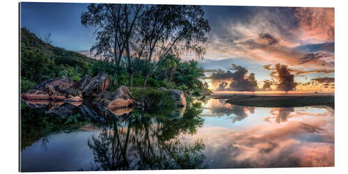 Galleriprint Dream beach on the Seychelles in the Indian Ocean