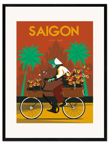 Framed art print Saigon