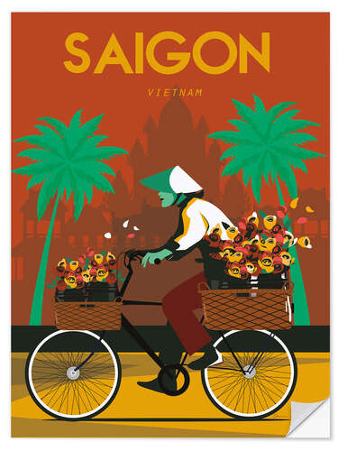 Wandsticker Saigon