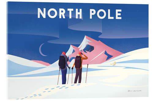 Acrylic print North Pole