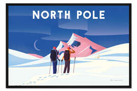 Gerahmter Kunstdruck Nordpol