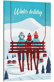 Magnettafel Winterferien