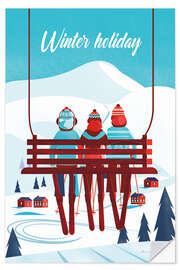 Wall sticker Winter vacation