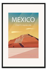Gerahmter Kunstdruck Mexico