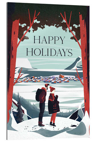 Gallery print Happy Holidays