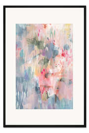 Gerahmter Kunstdruck Beruhigend Abstrakt
