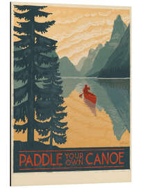 Magnettafel Geboren um zu wandern