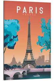 Magnettafel Paris Frankreich