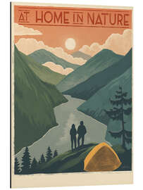 Magnettafel Geboren um zu wandern IV