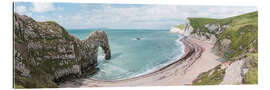 Tableau en plexi-alu Plage de Durdle Door dans le Dorset