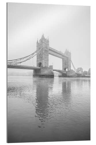 Gallery print Foggy London Tower Bridge