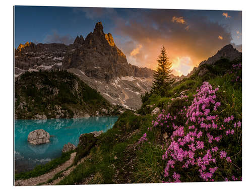 Galleriprint Dramatic sunset in the Italian Dolomites