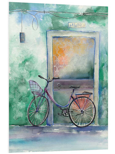 Tableau en PVC Bicyclette