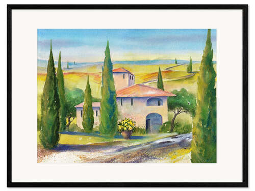 Framed art print Tuscany