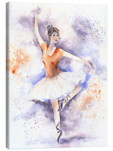 Canvas print Dancing ballerina