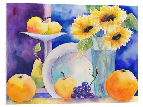 Foam board print Fruit still life