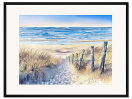 Gerahmter Kunstdruck Nordsee