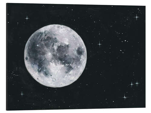 Tableau en aluminium Pleine lune