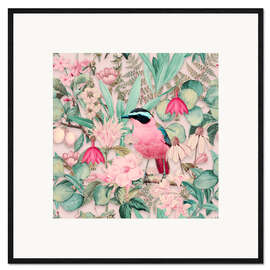 Stampa artistica con cornice Singbirds Paradise