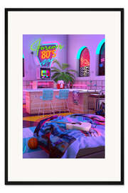 Gerahmter Kunstdruck Für immer 80er Jahre