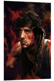 Foam board print Rambo (First Blood)