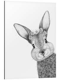 Magnettafel Kaninchen mit Kamille