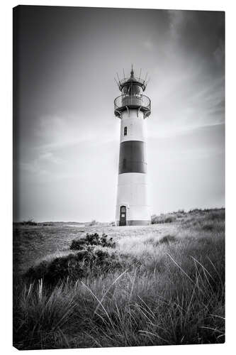 Leinwandbild Leuchtturm List Ost auf Sylt