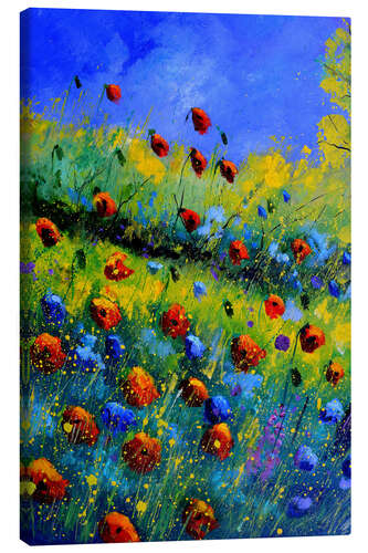 Canvas print Poppies and poppies