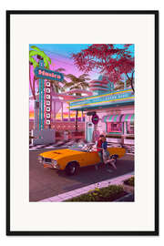 Gerahmter Kunstdruck First Kiss, 80s Nostalgia