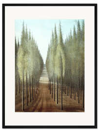 Gerahmter Kunstdruck Feuerweg