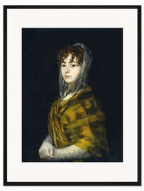 Gerahmter Kunstdruck Señora Sabasa Garcia