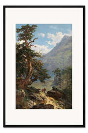 Gerahmter Kunstdruck Die Spur