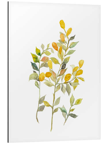 Aluminium print Yellow Berries