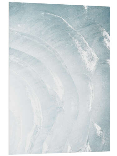 Foam board print Glacial ice