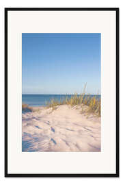 Gerahmter Kunstdruck Bornholm Traumstrand