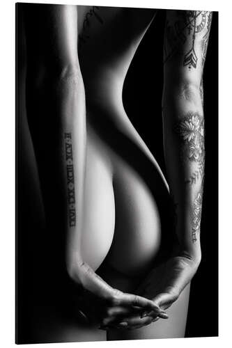 Aluminium print Sensual silhouette 4