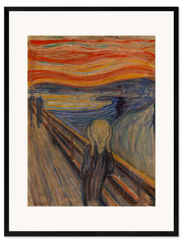 Framed art print The Scream, 1893
