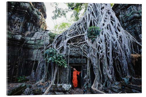 Acrylic print Temple in the jungle, Angkor
