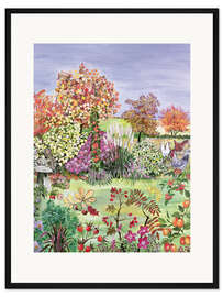 Gerahmter Kunstdruck Der Herbst aus Die vier Jahreszeiten