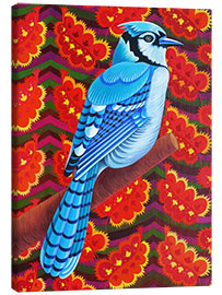 Canvastavla Blue jay