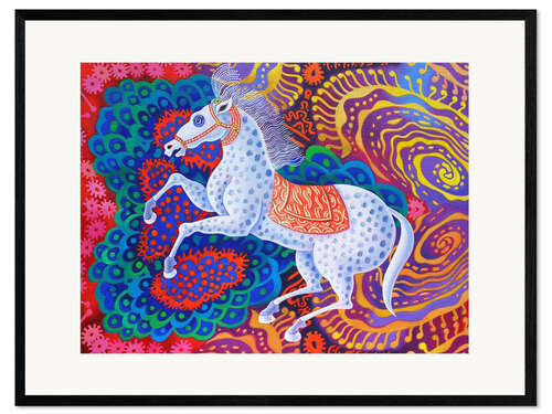 Framed art print Circus horse