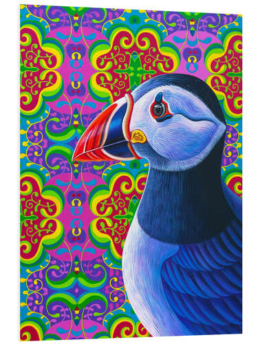 Foam board print Puffin