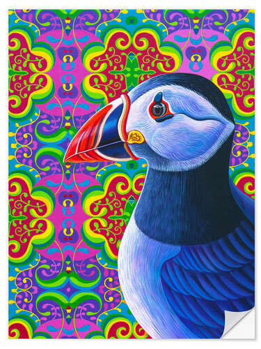 Självhäftande poster Puffin