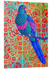 Foam board print Blue parrot