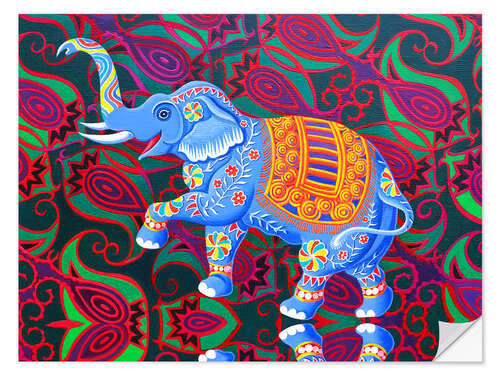 Wall sticker Indian elephant