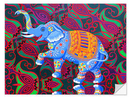 Wall sticker Indian elephant