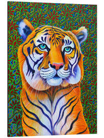 Aluminium print Tiger